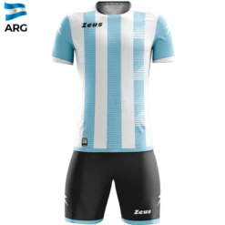 Zeus Mundial Teamwear Set Maglia Con Pantaloncini Cielo Bianco
