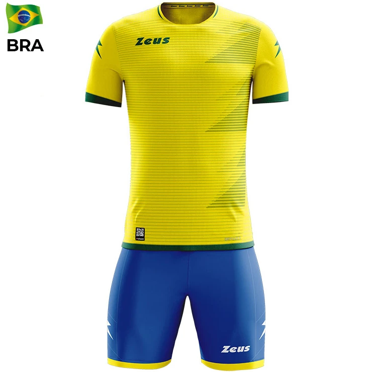 Zeus Mundial Teamwear Set Maglia Con Pantaloncini Giallo Verde Royal Blue 1 Zeus Mundial Teamwear Set Maglia Con Pantaloncini Giallo Verde Royal Blue