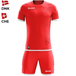 Zeus Mundial Teamwear Set Maglia Con Pantaloncini Rosso