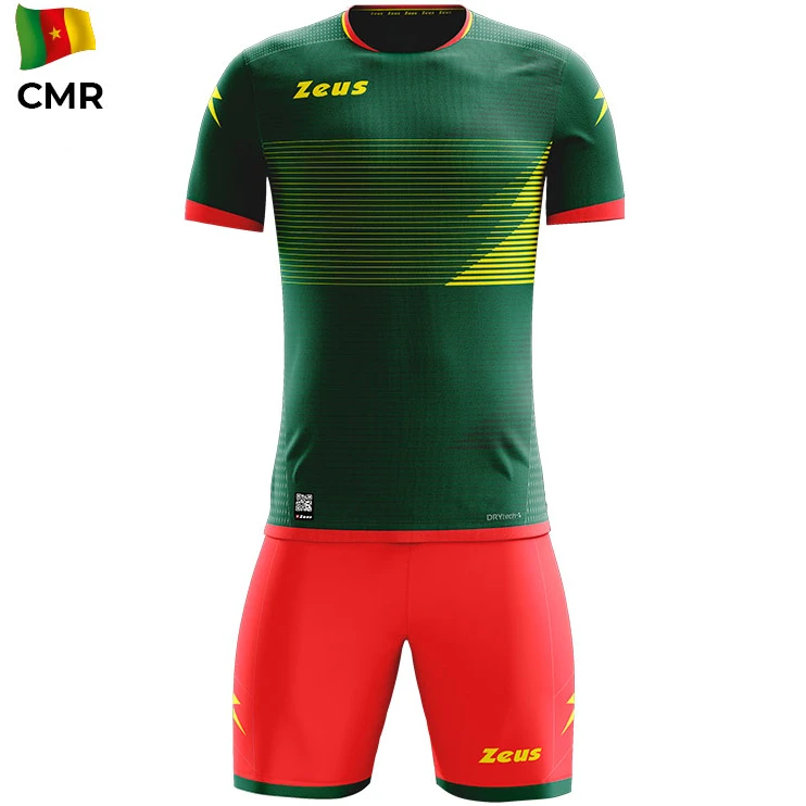 Zeus Mundial Teamwear Set Maglia Con Pantaloncini Verde Rosso 1 Zeus Mundial Teamwear Set Maglia Con Pantaloncini Verde Rosso