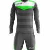 Zeus Argo Set Da Portiere Maglia A Maniche Lunghe Con Pantaloncini Grigio