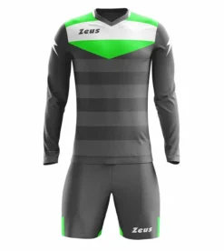 Zeus Argo Set Da Portiere Maglia A Maniche Lunghe Con Pantaloncini Grigio