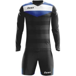 Zeus Argo Set Da Portiere Maglia A Maniche Lunghe Con Pantaloncini Nero Reale