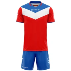 Givova Kit Campo Set Maglia + Shorts Rosso / Blu Medio -Negozio al dettaglio Zeus KITC53 1202 1 neupl0UeTk0G6eyw