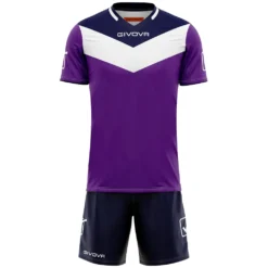 Givova Kit Campo Set Maglia + Shorts Viola/blu -Negozio al dettaglio Zeus KITC53 1404 1 neuuyNoUCAz31woB