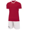 Givova Kit Revolution Maglietta Da Calcio Con Shorts Rosso Bianco