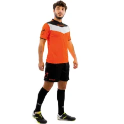 Givova Kit Campo Set Maglia + Shorts Arancio Neon / Nero