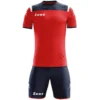 Zeus Kit Vesuvio Kit Da Calcio 2 Pezzi Navy Rosso