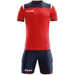 Zeus Kit Vesuvio Kit Da Calcio 2 Pezzi Navy Rosso