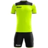 Zeus Kit Vesuvio Kit Da Calcio 2 Pezzi Nero Giallo Neon