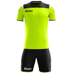 Zeus Kit Vesuvio Kit Da Calcio 2 Pezzi Nero Giallo Neon