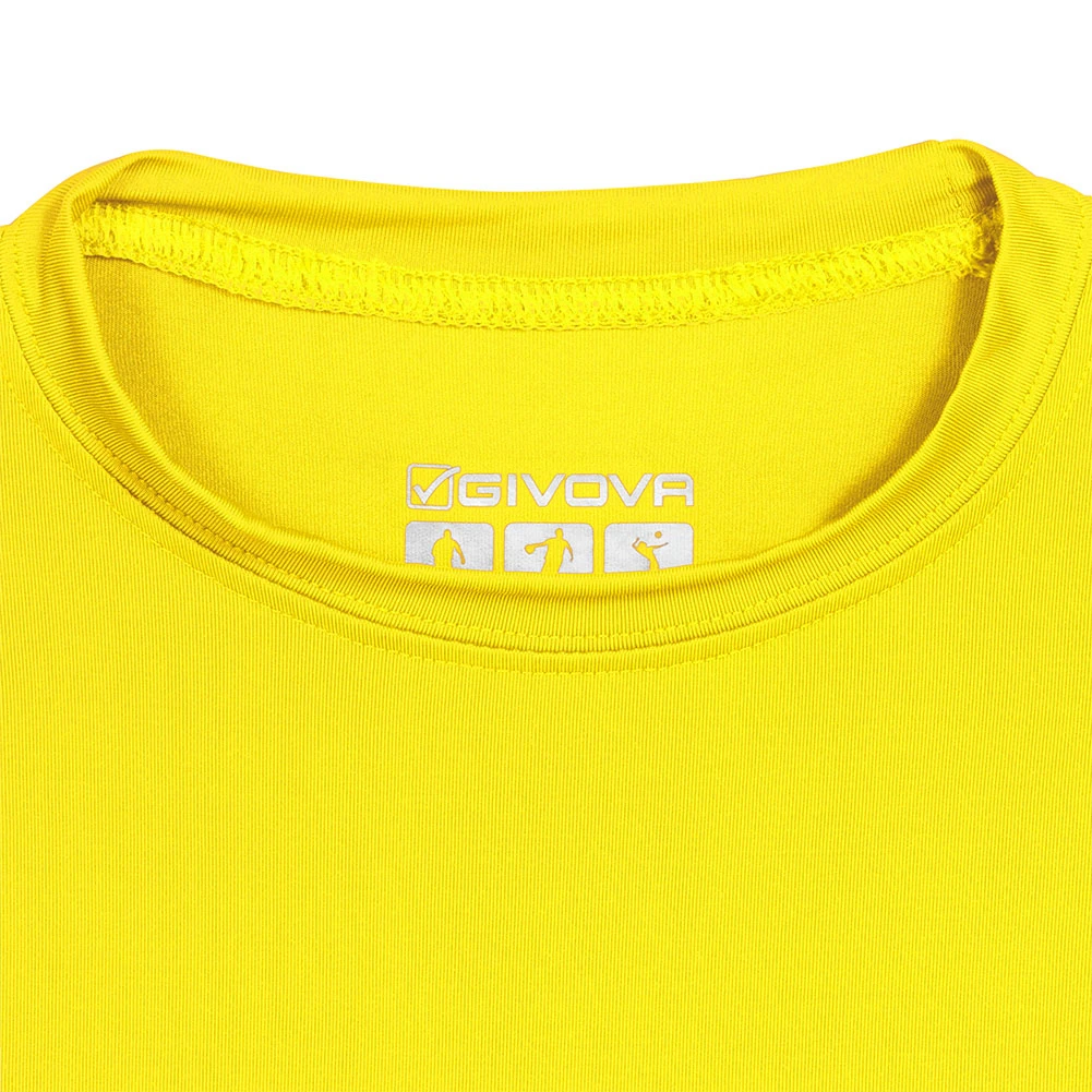 Givova Baselayer Maglietta Sportiva "Corpus 2" Giallo 4 Givova Baselayer Maglietta Sportiva "Corpus 2" Giallo - immagine 4