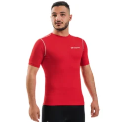 Givova Baselayer Maglietta Sportiva "Corpus 2" Rosso