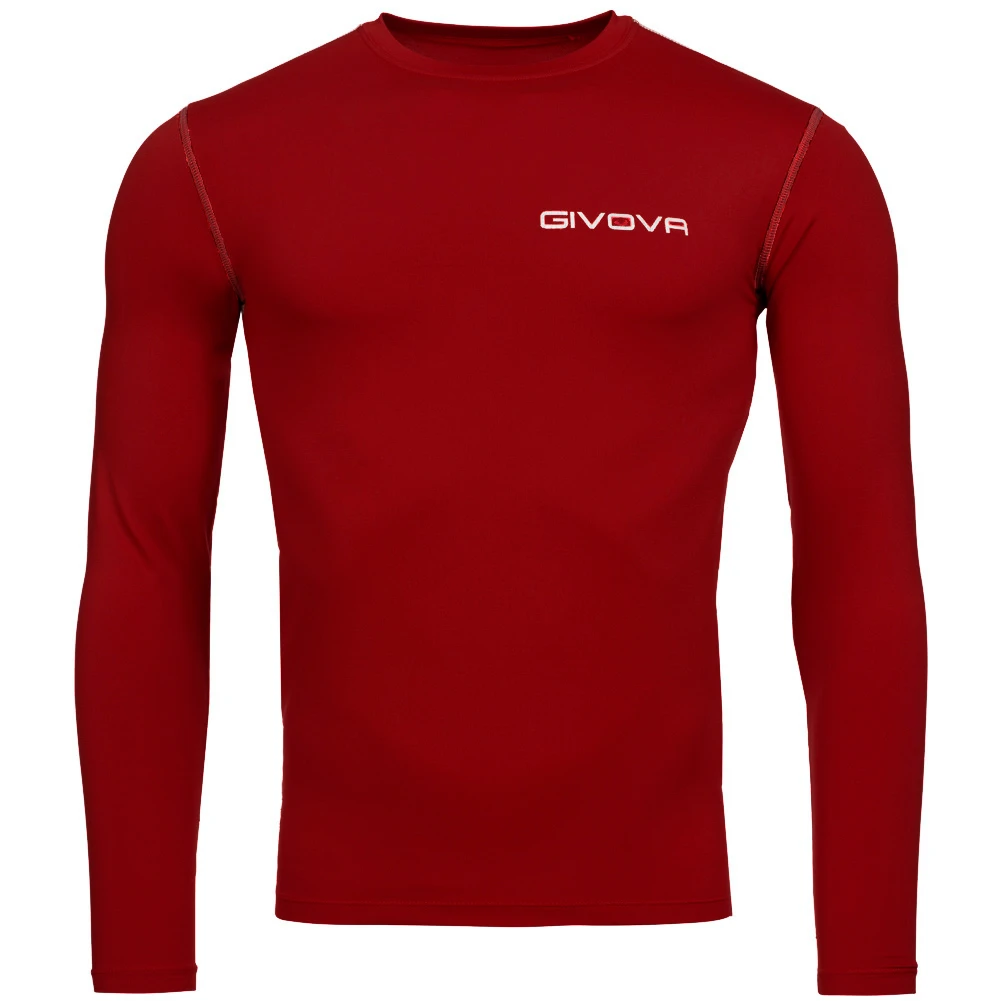 Givova Baselayer Corpus 3 Maglietta Sportiva Rosso Scuro 2 Givova Baselayer Corpus 3 Maglietta Sportiva Rosso Scuro - immagine 2