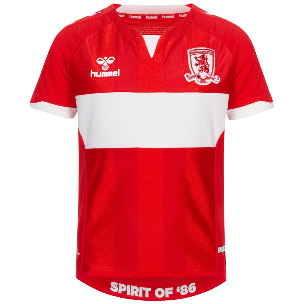 Middlesbrough FC Hummel Bambini Maglia Per Il Gioco In Casa MIDKIDHSS18 1 Middlesbrough FC Hummel Bambini Maglia Per Il Gioco In Casa MIDKIDHSS18
