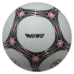 MUWO "Topscorer" Gomma Pallone Da Calcio Bianco Rosso