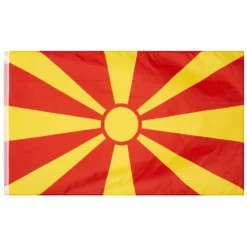 Macedonia Del Nord Bandiera MUWO "Nations Together" 90 X 150 Cm