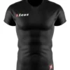 Zeus Fisiko Baselayer Maglietta Aderente A Maniche Corte Nero
