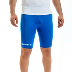 Givova Compressione Pelle Bermuda Leggings Sportivi Ciclisti Blu -Negozio al dettaglio Zeus P004 Royal 2 2