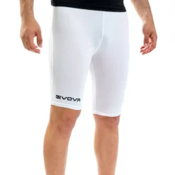 Givova Compressione Pelle Bermuda Leggings Sportivi Ciclisti Bianco -Negozio al dettaglio Zeus P004 White 2 2ZBmckM06bHjVk