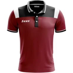 Zeus Vesuvio Uomo Polo Rosso Scuro