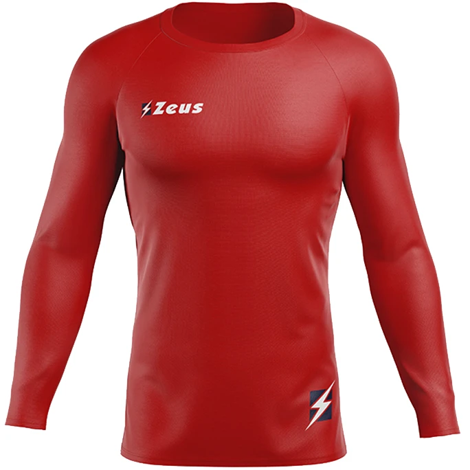 Zeus Fisiko Baselayer Maglietta Aderente A Maniche Lunghe Rosso 1 Zeus Fisiko Baselayer Maglietta Aderente A Maniche Lunghe Rosso
