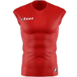 Zeus Fisiko Baselayer Maglia Smanicata Aderente Rosso