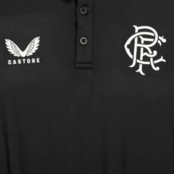 Glasgow Rangers FC CASTORE Donna Polo TF0524-NERO -Negozio al dettaglio Zeus TF0524 BLACK 4