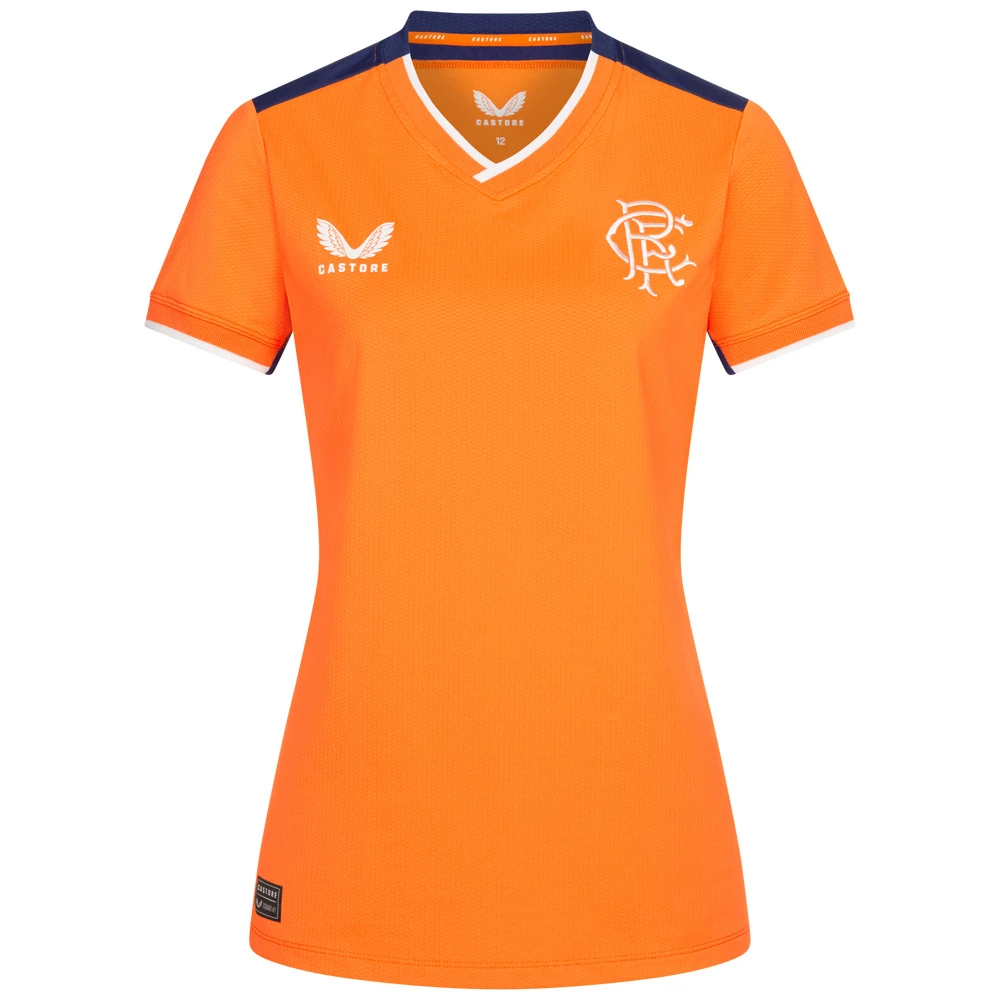 Glasgow Rangers FC CASTORE Donna Dodge PRO Maglia TF0542NS-ORANGE 1 Glasgow Rangers FC CASTORE Donna Dodge PRO Maglia TF0542NS-ORANGE
