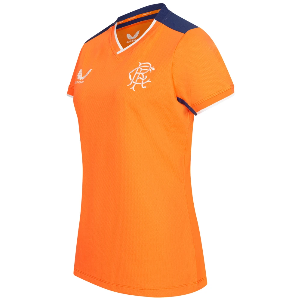 Glasgow Rangers FC CASTORE Donna Dodge PRO Maglia TF0542NS-ORANGE 2 Glasgow Rangers FC CASTORE Donna Dodge PRO Maglia TF0542NS-ORANGE - immagine 2