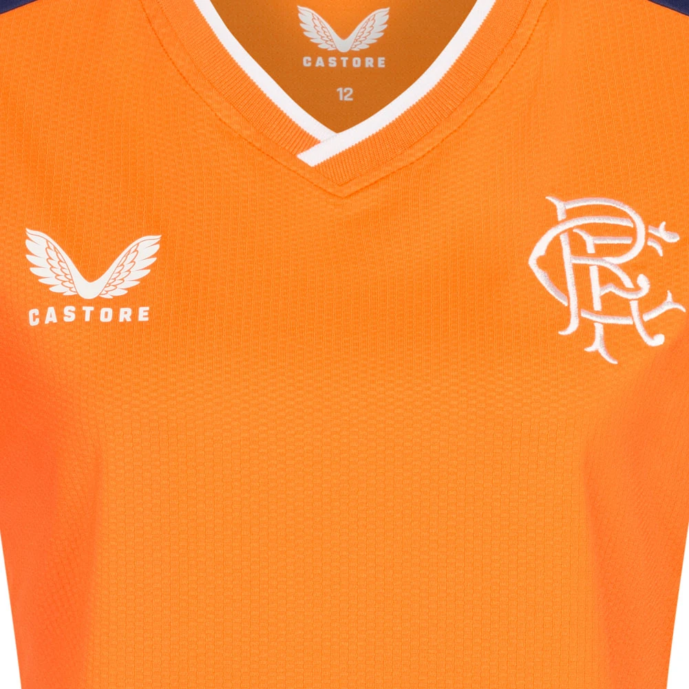Glasgow Rangers FC CASTORE Donna Dodge PRO Maglia TF0542NS-ORANGE 4 Glasgow Rangers FC CASTORE Donna Dodge PRO Maglia TF0542NS-ORANGE - immagine 4