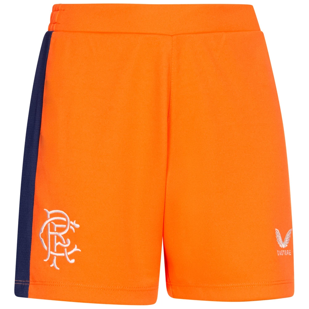 Glasgow Rangers FC CASTORE Bambini Pantaloncini Per La Trasferta TJ0563-ARANCIO 1 Glasgow Rangers FC CASTORE Bambini Pantaloncini Per La Trasferta TJ0563-ARANCIO
