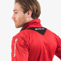 Givova Tuta Visa Tuta Sportiva Rosso/nero -Negozio al dettaglio Zeus TR018 1210 5YDixTYgvbKaQt
