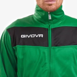 Givova Tuta Visa Tuta Sportiva Verde / Nero 10 Givova Tuta Visa Tuta Sportiva Verde / Nero -Negozio al dettaglio Zeus TR018 1310 44occTEqgLBYoE