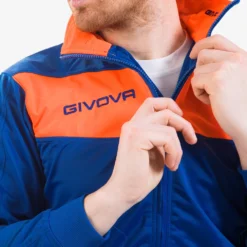 Givova Tuta Visa Tuta Sportiva Blu / Neon Arancione -Negozio al dettaglio Zeus TR018F 0228 4 neuHhWxJUewZlZVZ