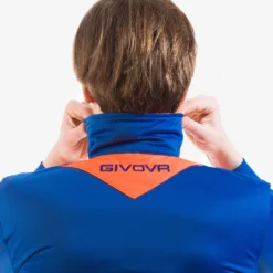 Givova Tuta Visa Tuta Sportiva Blu / Neon Arancione -Negozio al dettaglio Zeus TR018F 0228 6 neu