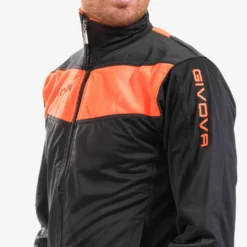Givova Tuta Visa Tuta Sportiva Grigio / Arancio Neon -Negozio al dettaglio Zeus TR018F 2328 5InXK3DwURUdaL