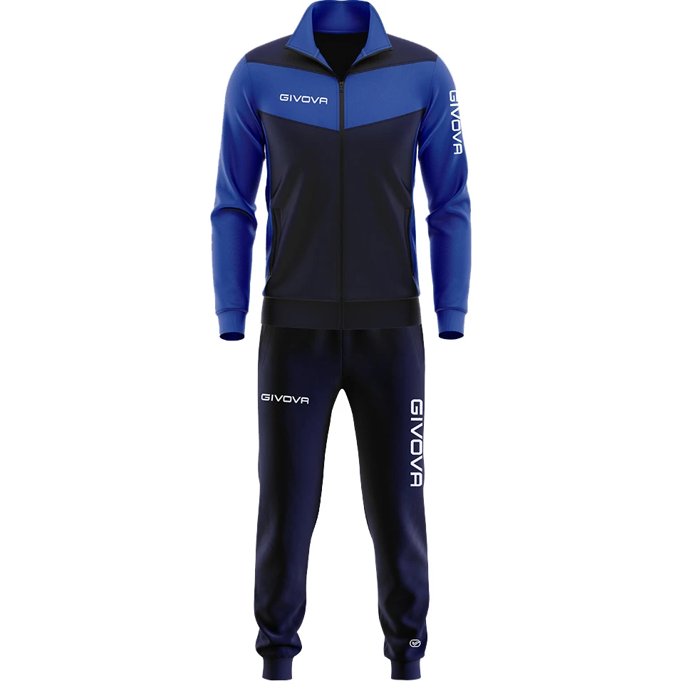 Givova Tuta Visa Luxury Metallic Uomo Tuta Sportiva TR018L-0004 2 Givova Tuta Visa Luxury Metallic Uomo Tuta Sportiva TR018L-0004 - immagine 2