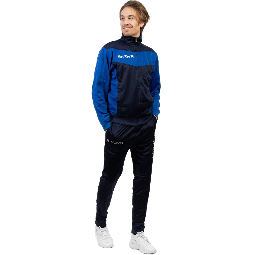 Givova Tuta Visa Luxury Metallic Uomo Tuta Sportiva TR018L-0004 1 Givova Tuta Visa Luxury Metallic Uomo Tuta Sportiva TR018L-0004