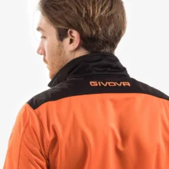 Givova Tuta Campo Completo Sportivo Arancione / Nero -Negozio al dettaglio Zeus TR024 0110 5