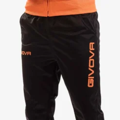 Givova Tuta Campo Completo Sportivo Arancione / Nero -Negozio al dettaglio Zeus TR024 0110 6
