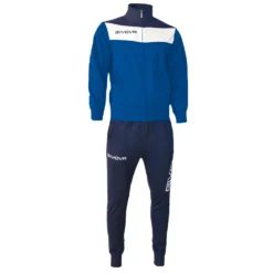 Givova Tuta Campo Completo Sportivo Blu Medio / Blu Scuro