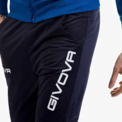 Givova Tuta Campo Completo Sportivo Blu Medio / Blu Scuro -Negozio al dettaglio Zeus TR024 0204 6
