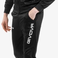 Givova Tuta Campo Completo Sportivo Nero / Rosso -Negozio al dettaglio Zeus TR024 1012 6