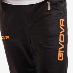 Givova Tuta Campo Completo Sportivo Nero / Arancione Neon -Negozio al dettaglio Zeus TR024F 1028 6