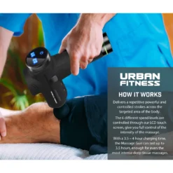 Urban Fitness Touch Pistola Per Massaggio UFA622 -Negozio al dettaglio Zeus UFA622 8