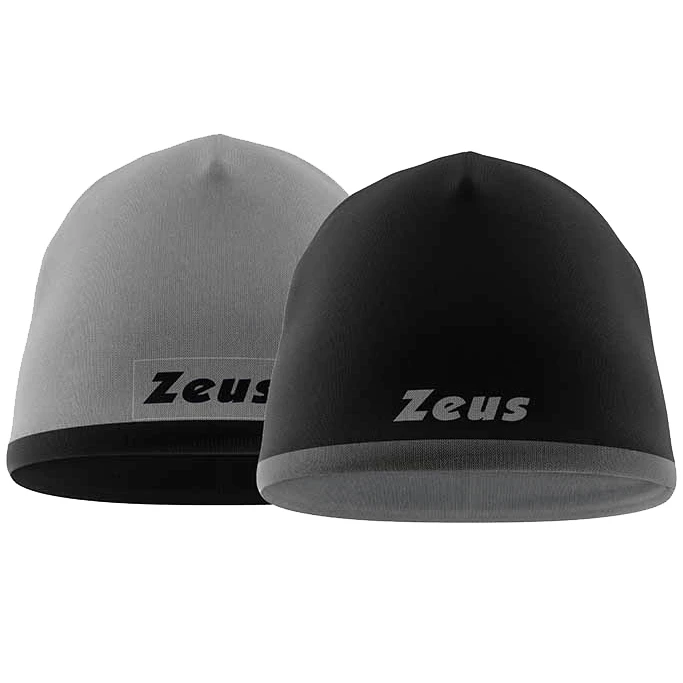 Zeus Beanie Reversibile Cappello Invernale Grigio Nero 1 Zeus Beanie Reversibile Cappello Invernale Grigio Nero