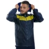 Givova Giacca Impermeabile "Rain Scudo" Blu / Giallo
